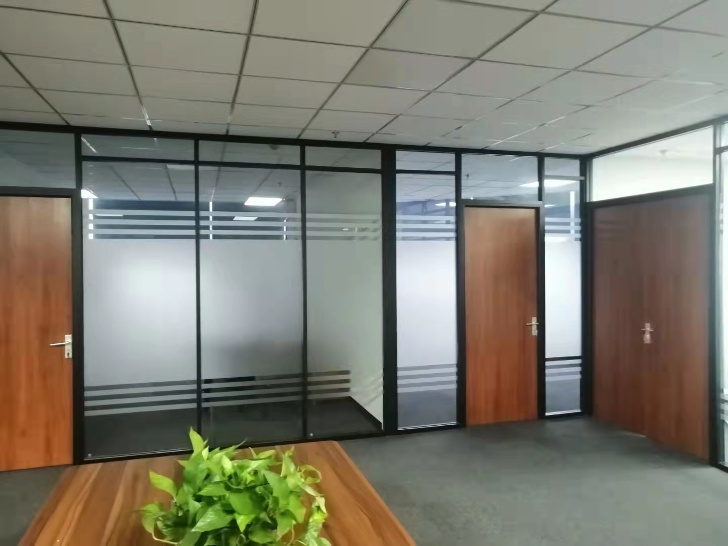 合肥萬達辦公室磨砂膜案例